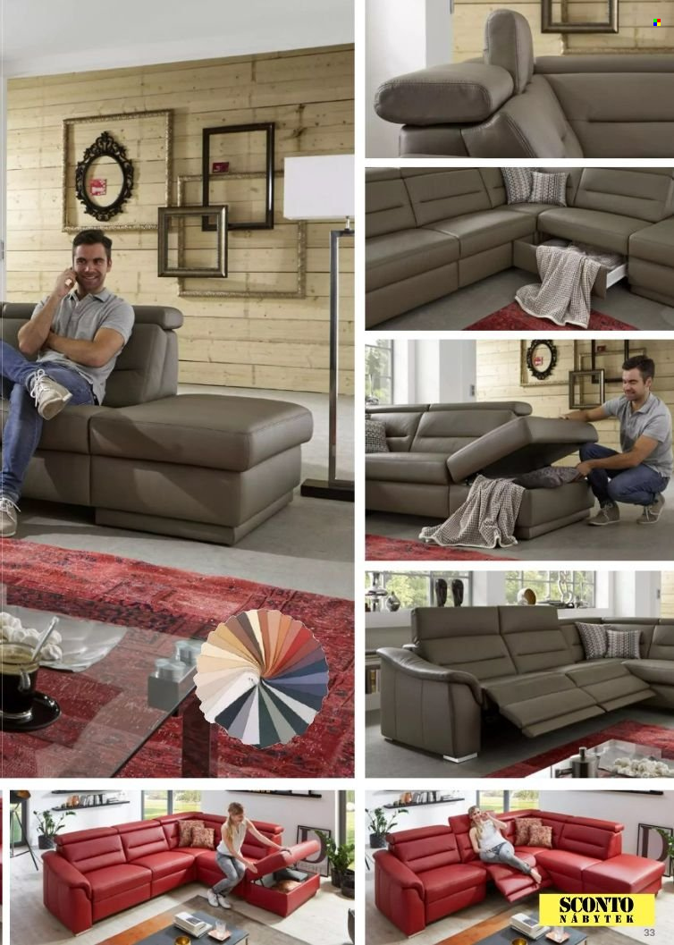 Leták SCONTO NÁBYTEK. Strana 33