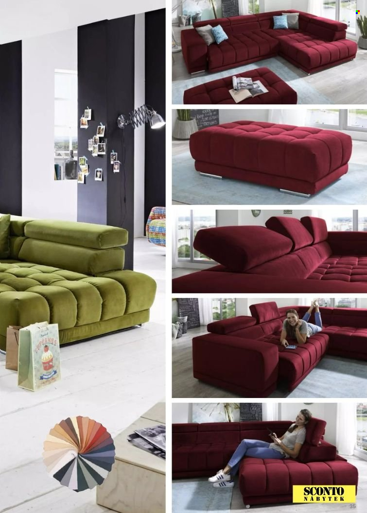 Leták SCONTO NÁBYTEK. Strana 35
