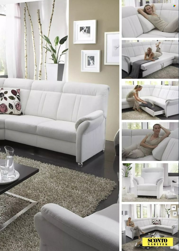 Leták SCONTO NÁBYTEK. Strana 53