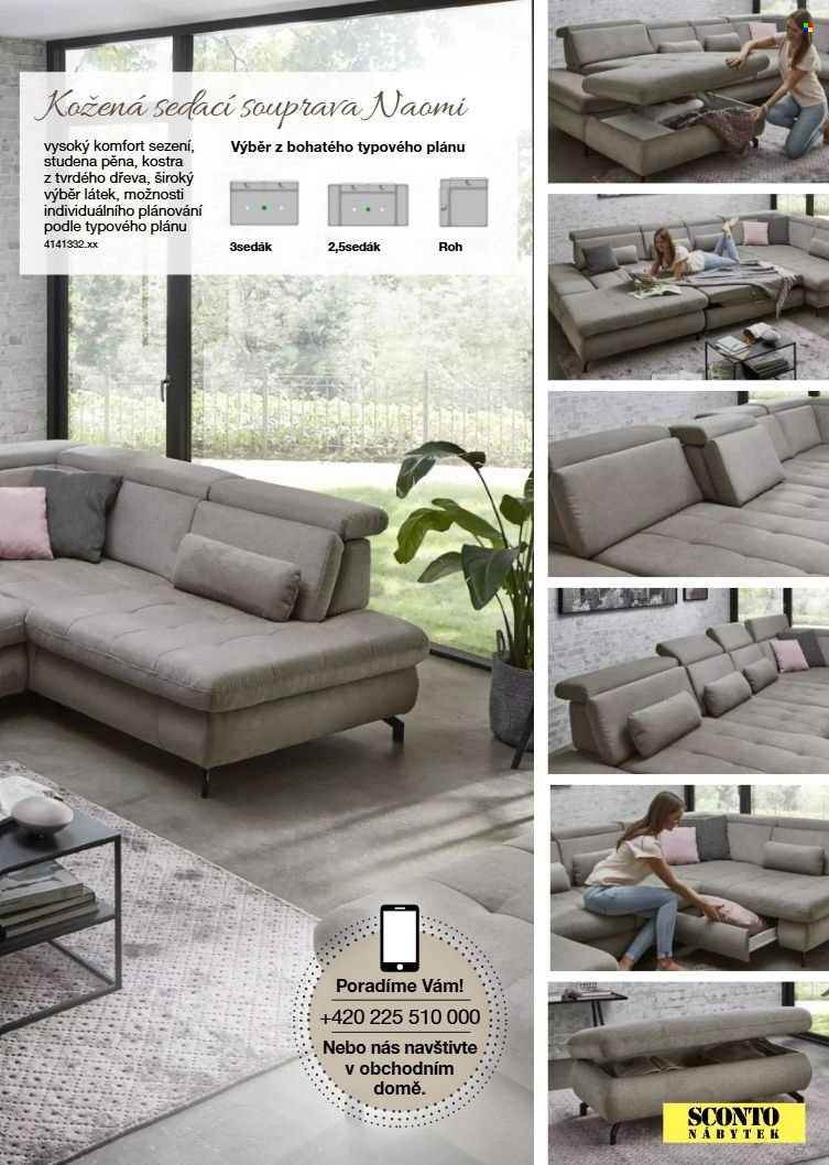 Leták SCONTO NÁBYTEK. Strana 57