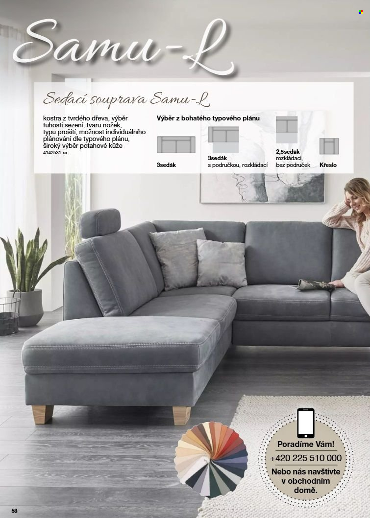 Leták SCONTO NÁBYTEK. Strana 58