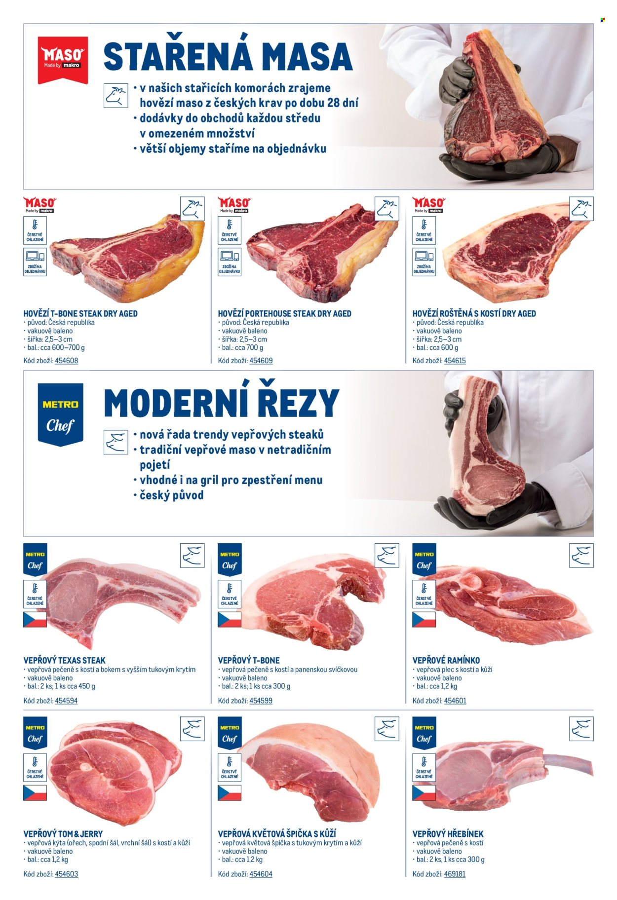 Leták MAKRO. Strana 1
