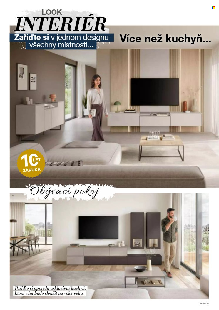 Leták SCONTO NÁBYTEK. Strana 16