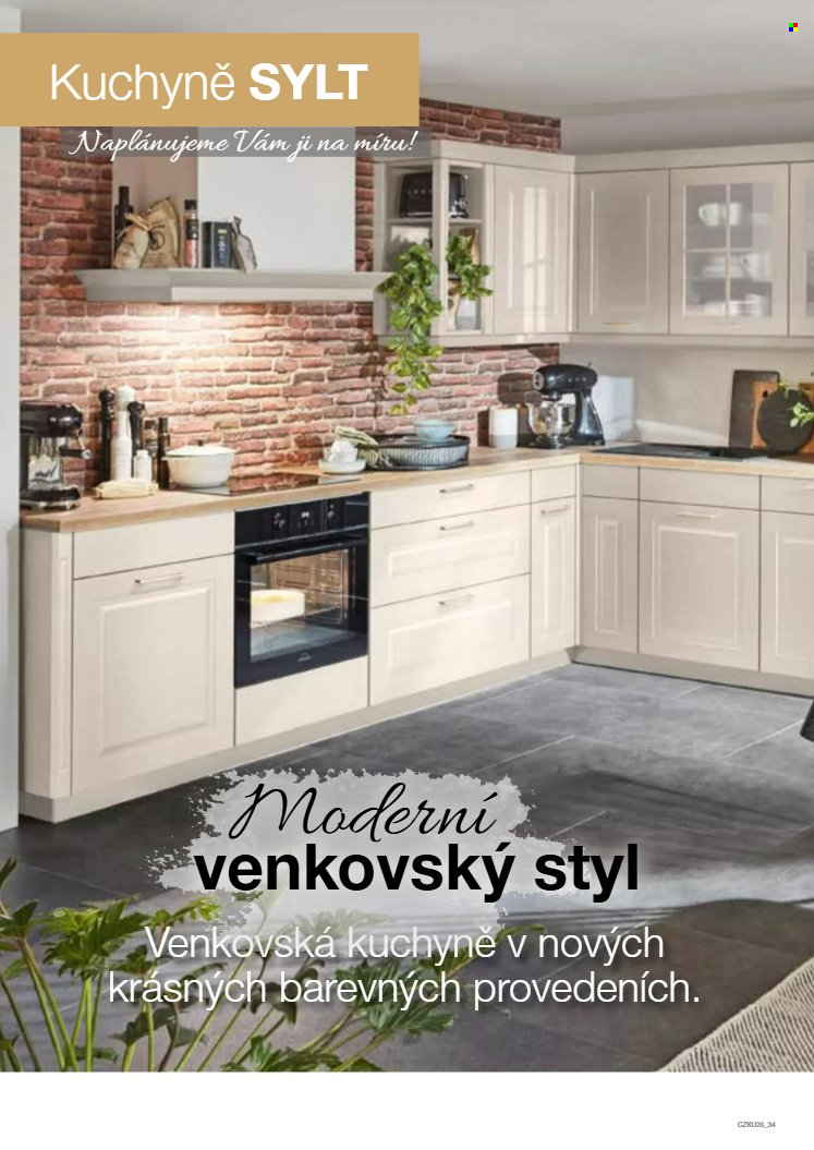 Leták SCONTO NÁBYTEK. Strana 34