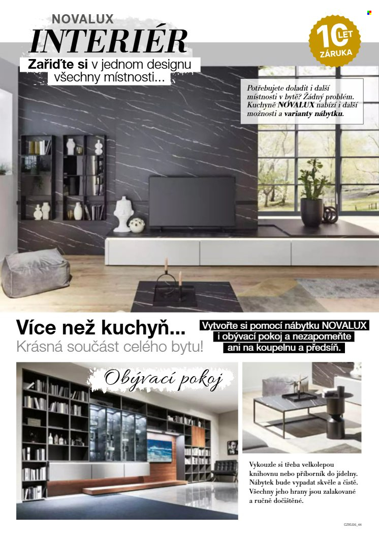 Leták SCONTO NÁBYTEK. Strana 44