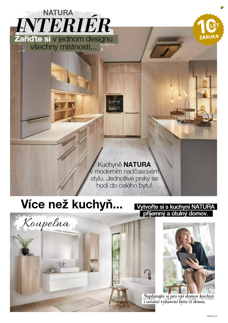 Leták SCONTO NÁBYTEK. Strana 54
