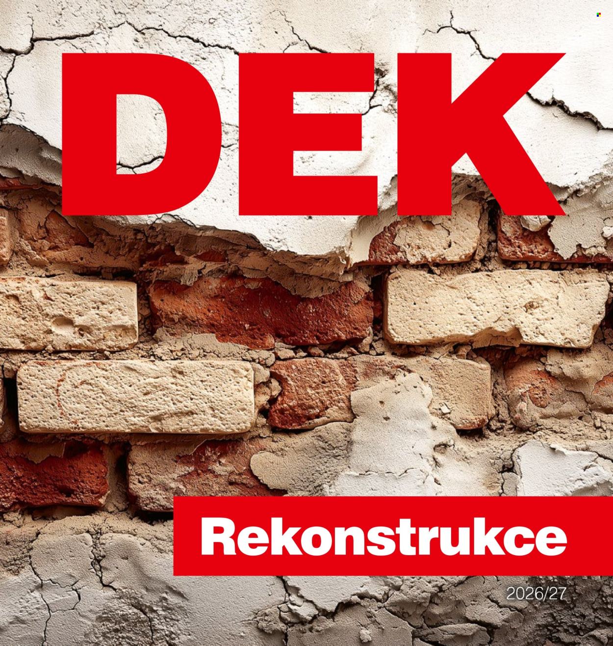 Leták DEK - 1. 1. 2026 - 31. 12. 2027. Strana 1