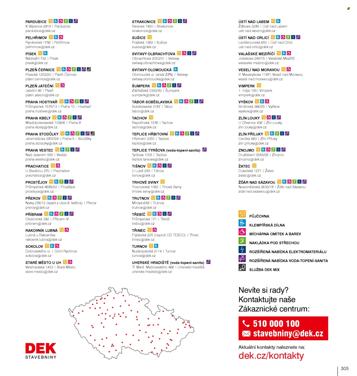 Leták DEK - 1. 1. 2026 - 31. 12. 2026. Strana 307