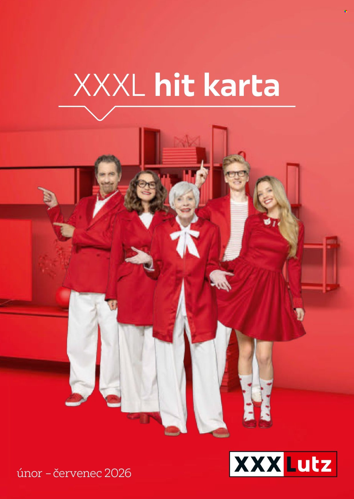 Leták XXXLutz - 1. 2. 2026 - 31. 7. 2026. Strana 1