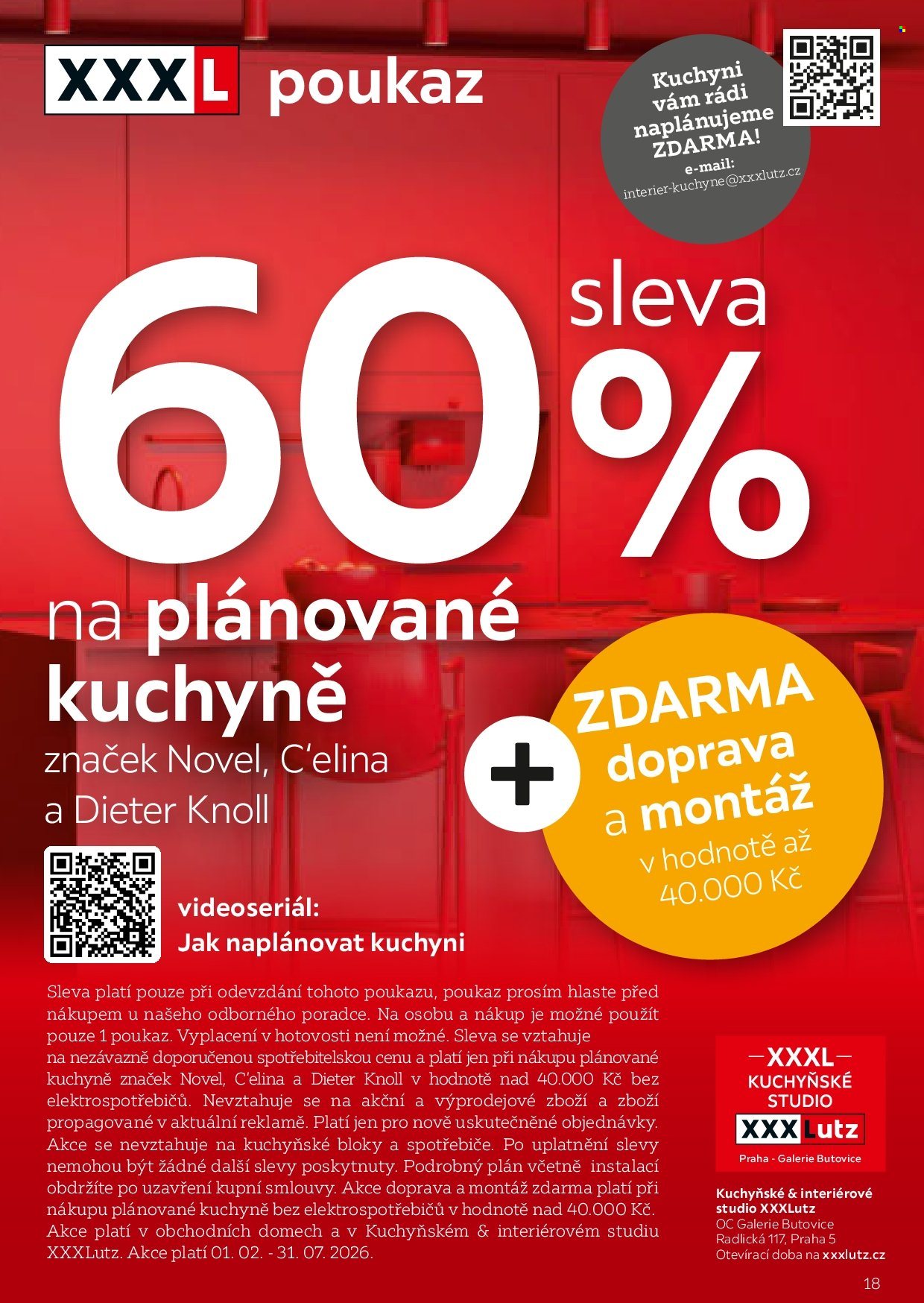 Leták XXXLutz - 1. 2. 2026 - 31. 7. 2026. Strana 18
