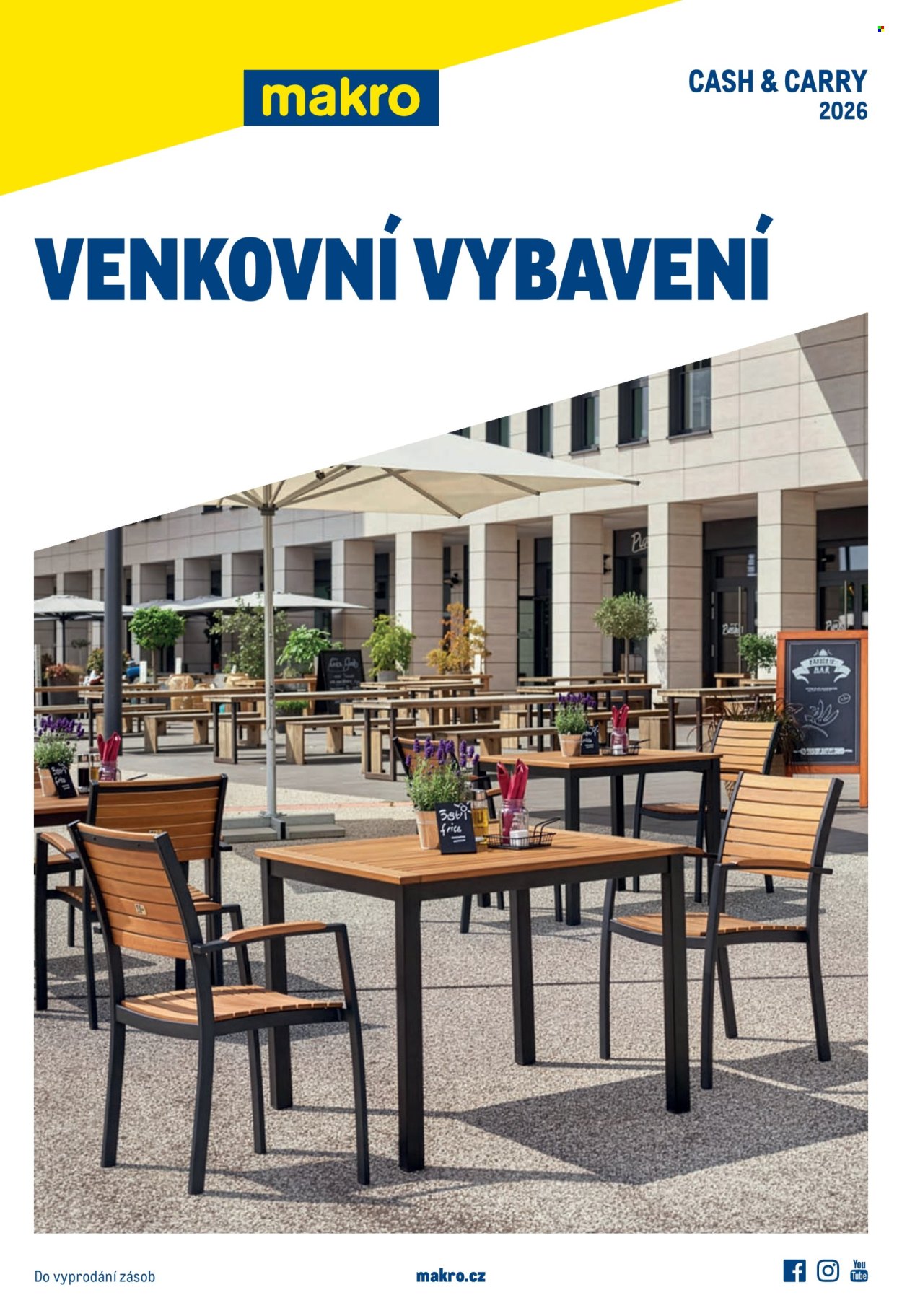 Leták MAKRO. Strana 1