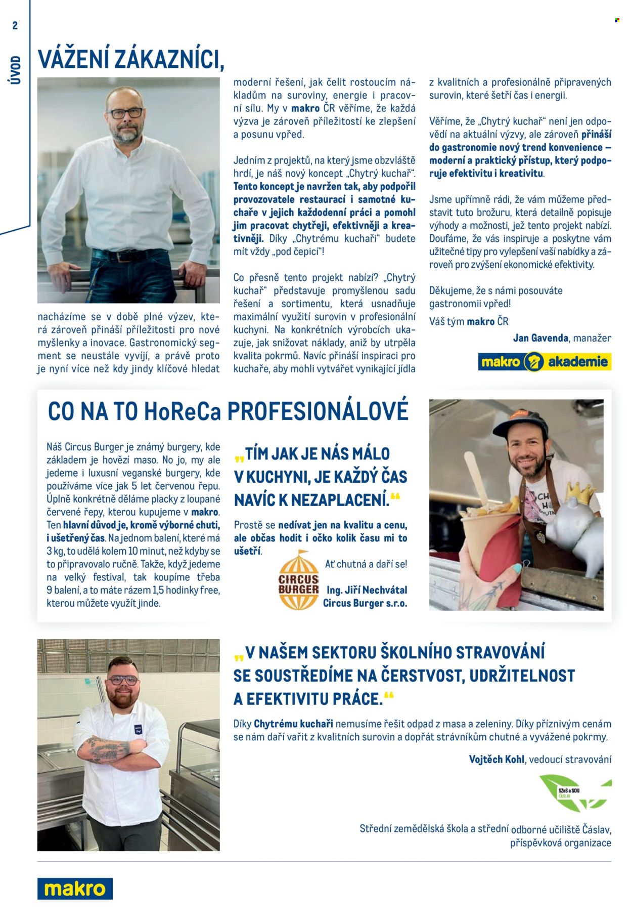 Leták MAKRO. Strana 2