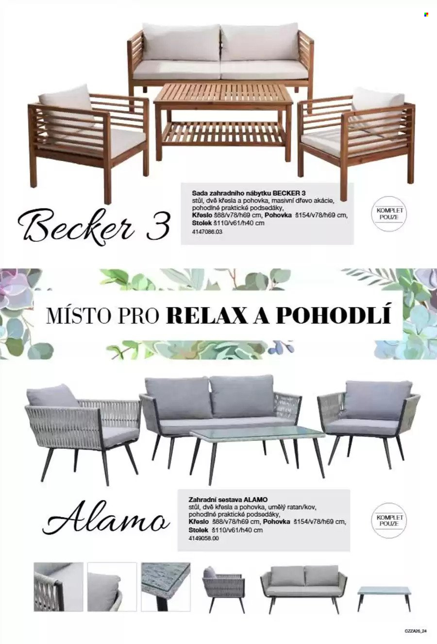 Leták SCONTO NÁBYTEK. Strana 24