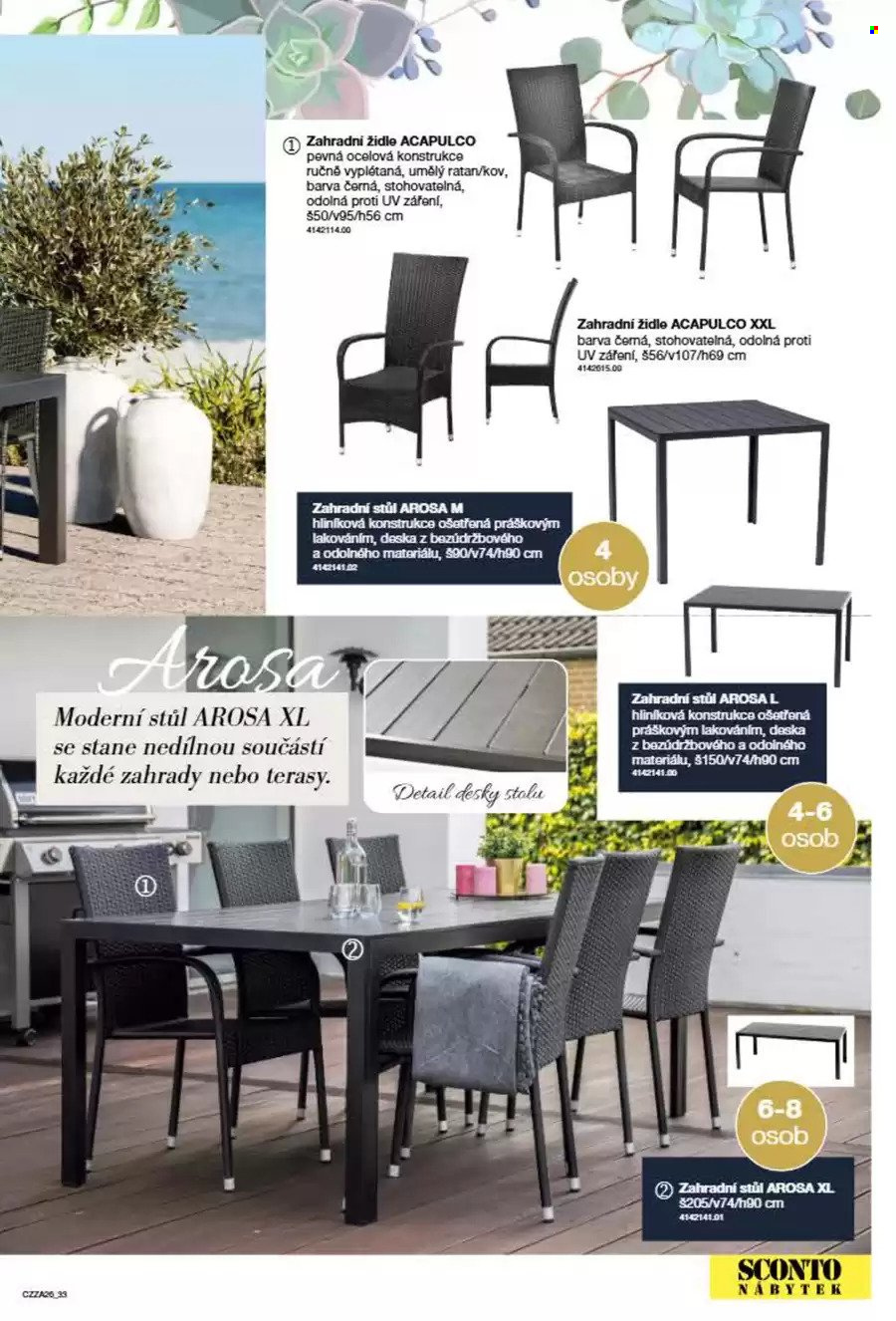 Leták SCONTO NÁBYTEK. Strana 33