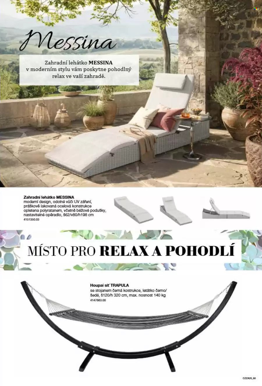 Leták SCONTO NÁBYTEK. Strana 80