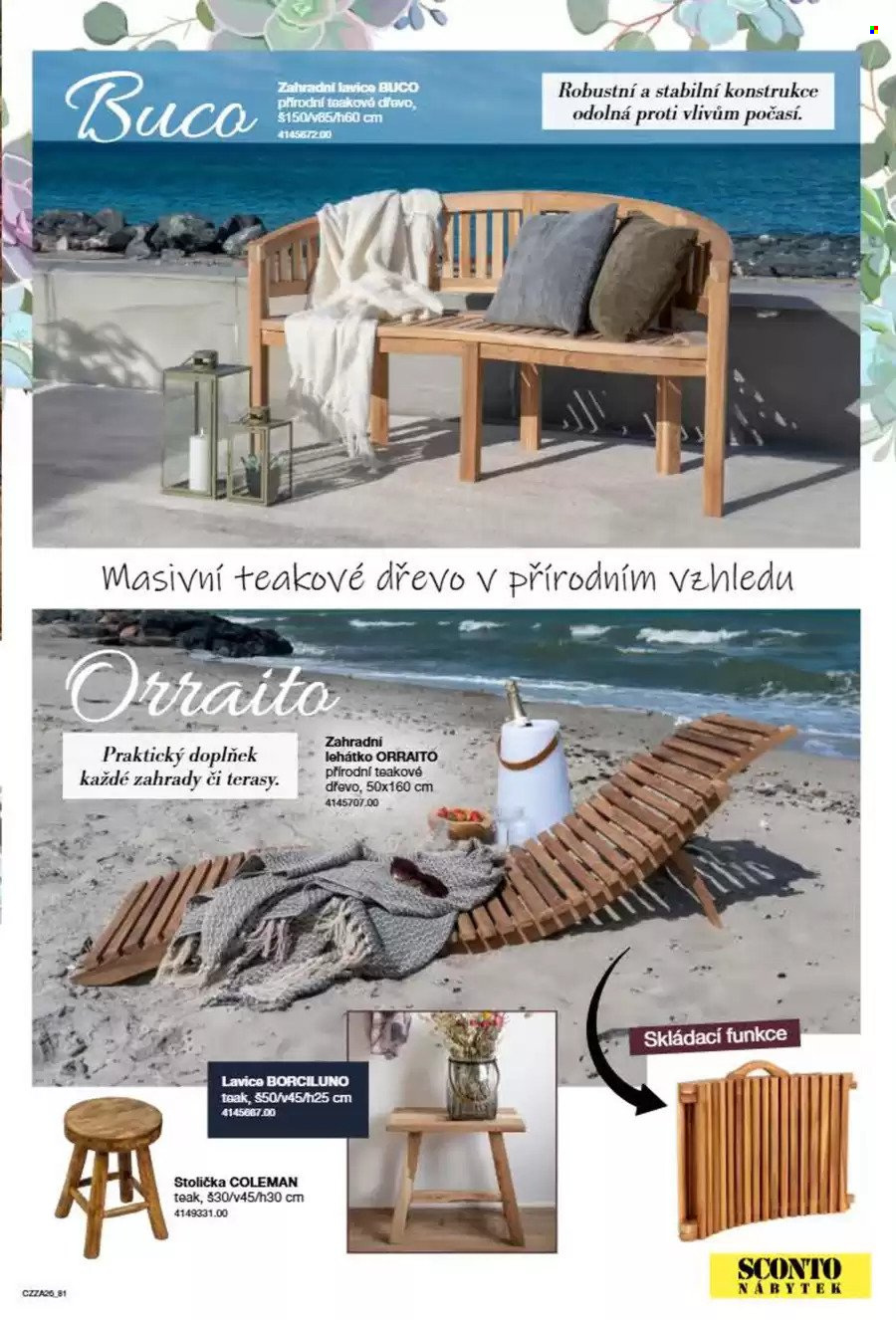 Leták SCONTO NÁBYTEK. Strana 81