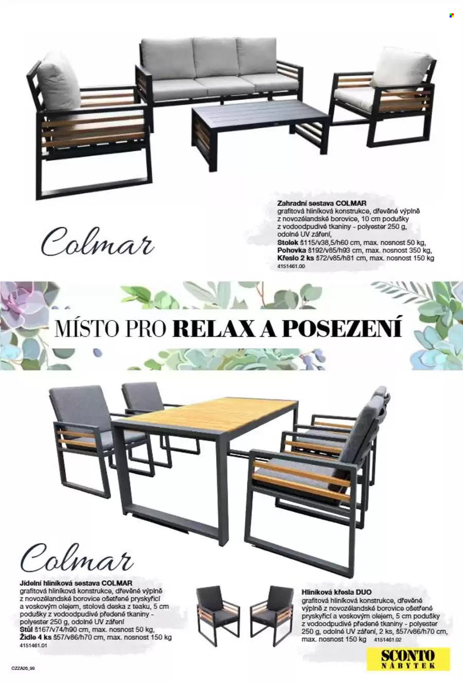 Leták SCONTO NÁBYTEK. Strana 99