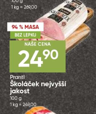 Prantl Školáček nejvyšší jakost