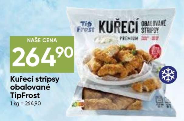 Kuřecí stripsy obalované TipFrost
