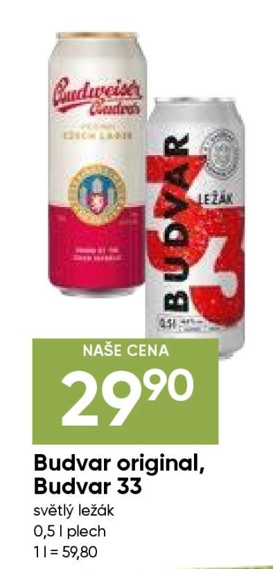 Budvar Originál, Budvar 33