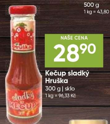 Kečup sladký Hruška