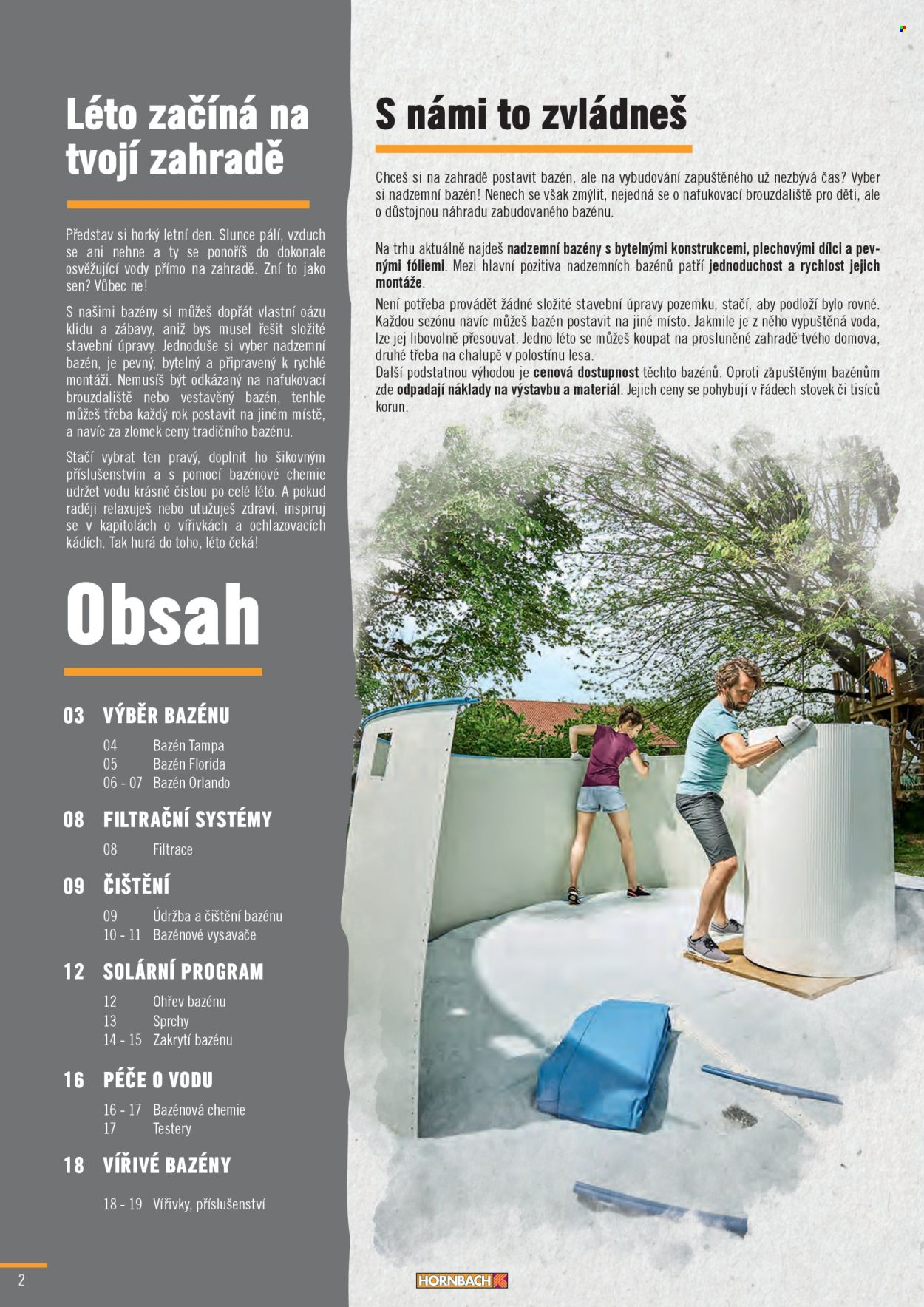 Leták HORNBACH. Strana 2
