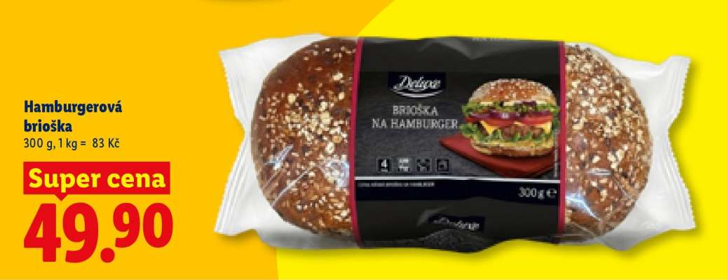 Hamburgerová brioška