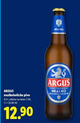 ARGUS nealkoholicke pivo