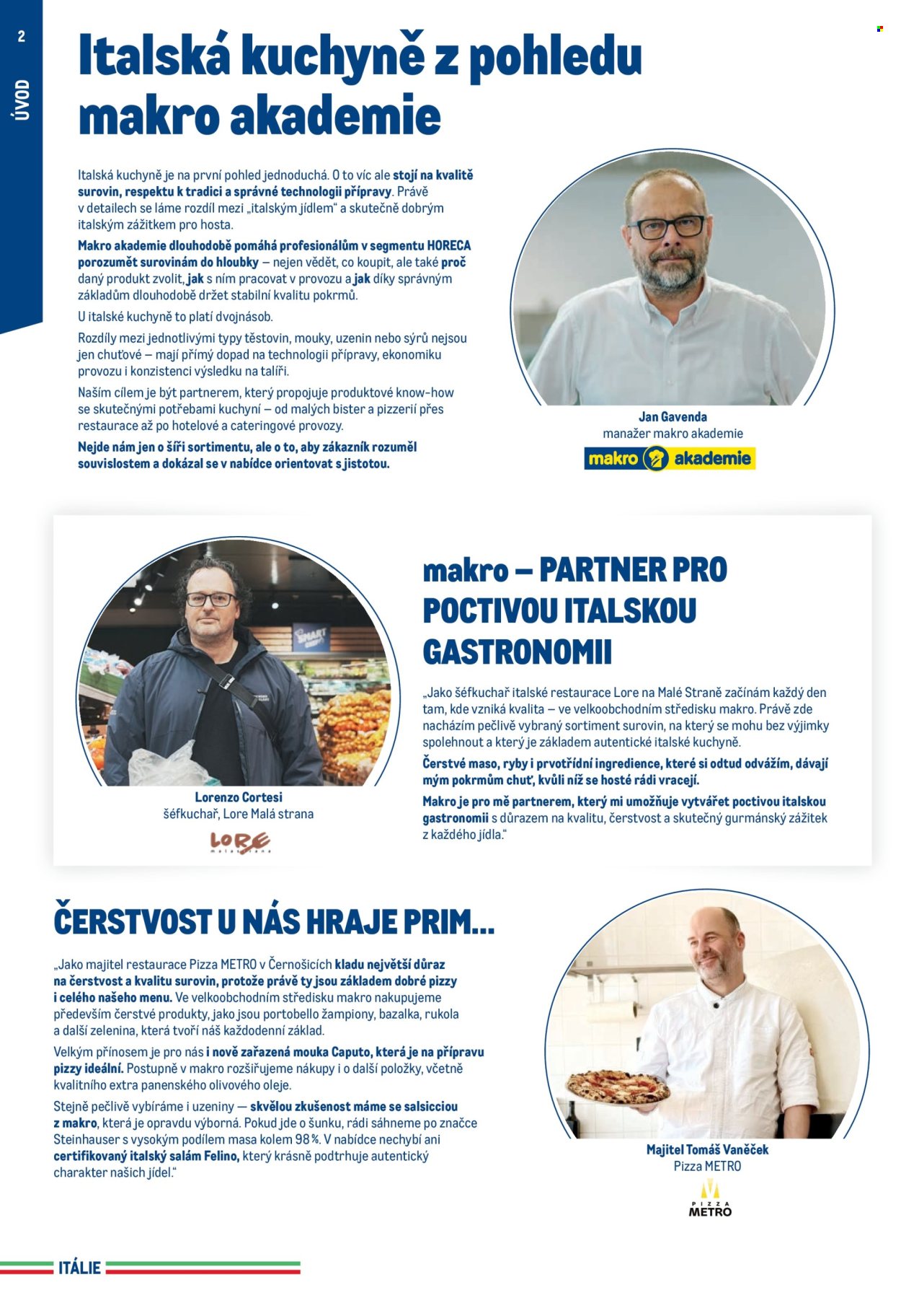 Leták MAKRO. Strana 2