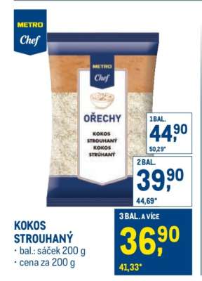 Kokos strouhaný