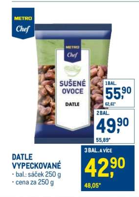 Datle vypeckované