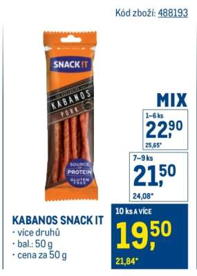 KABANOS SNACK IT