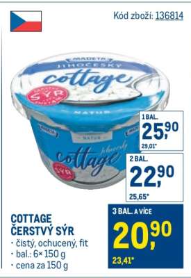 Cottage čerstvý sýr