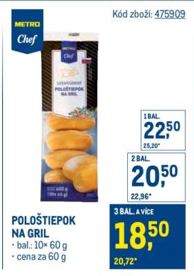 Pološtiepok na gril