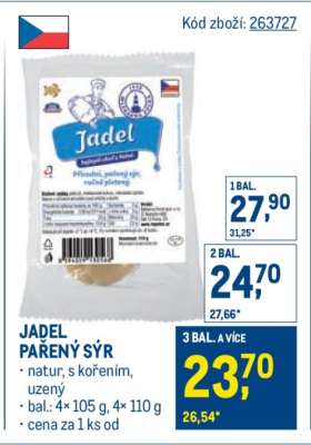 Jadel pařený sýr