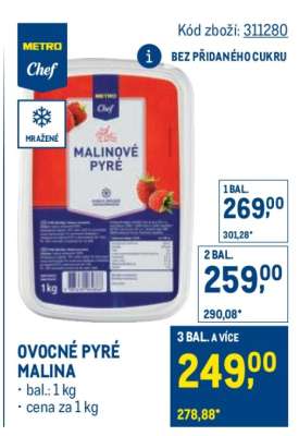 OVOCNÉ PYRÉ MALINA