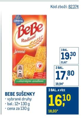 BeBe sušenky