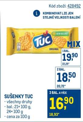 Sušenky Tuc