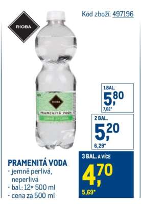 Pramenitá voda