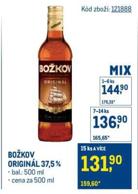 Božkov Originál 37,5 %