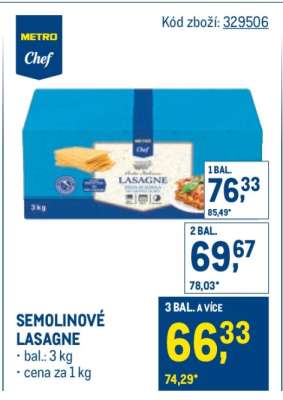 SEMOLINOVÉ LASAGNE