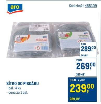 SÍTKO DO PISOÁRU
