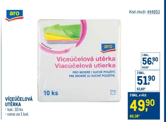 Víceúčelová utěrka