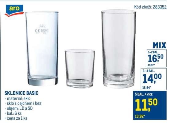 Sklenice Basic