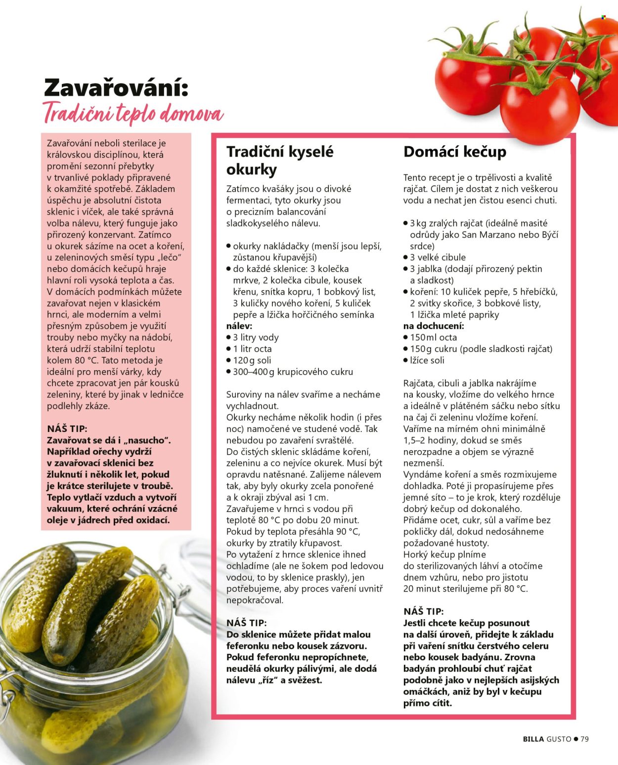 Leták BILLA. Strana 79