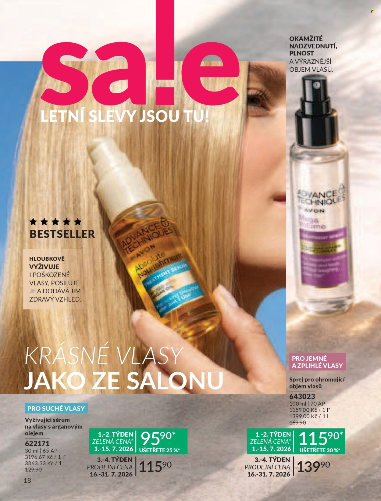 Leták AVON - 1. 7. 2026 - 31. 7. 2026. Strana 18