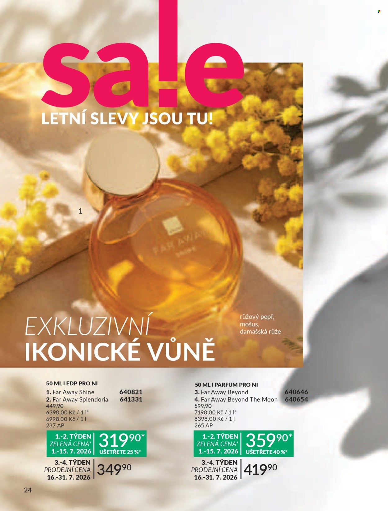 Leták AVON - 1. 7. 2026 - 31. 7. 2026. Strana 24
