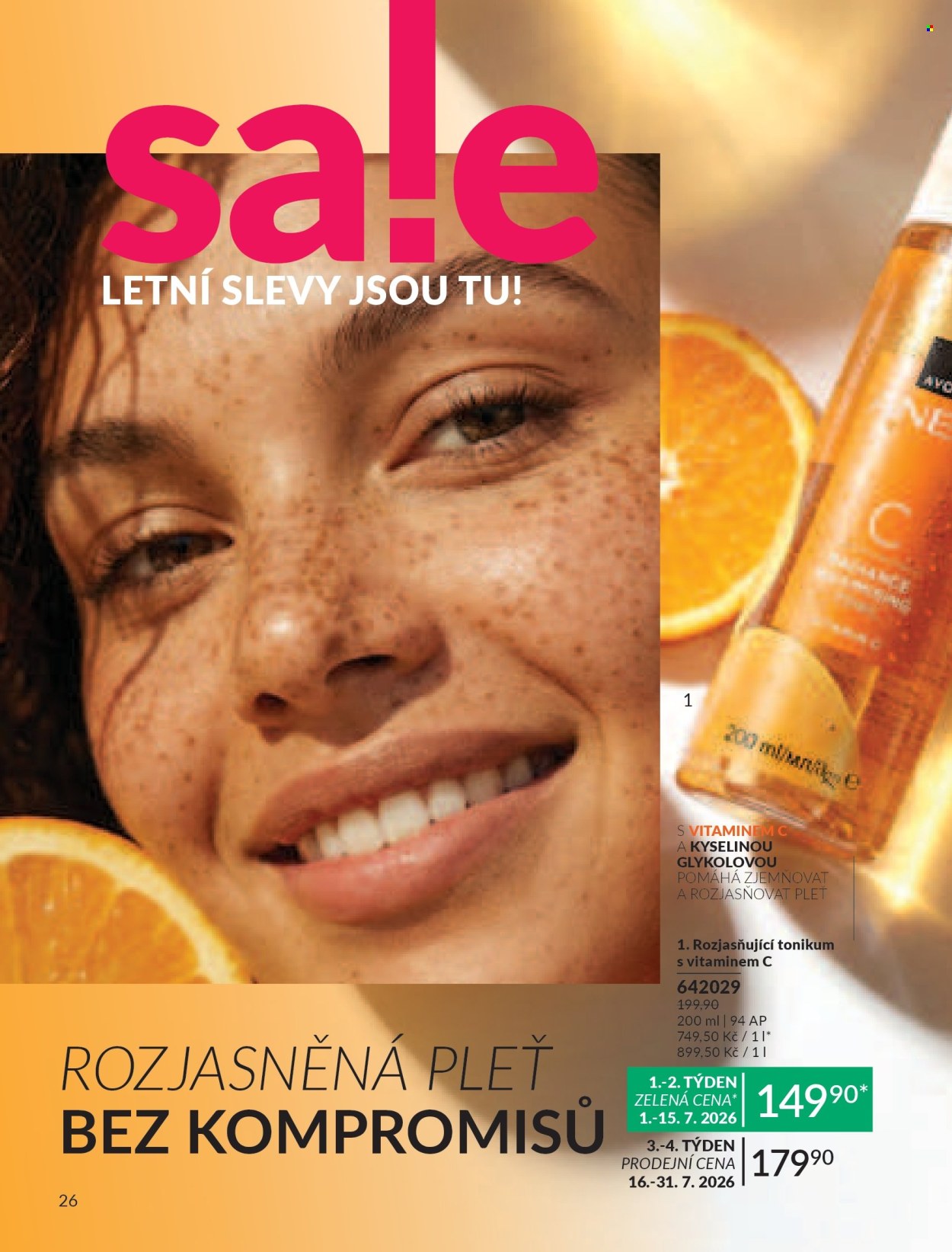 Leták AVON - 1. 7. 2026 - 31. 7. 2026. Strana 26