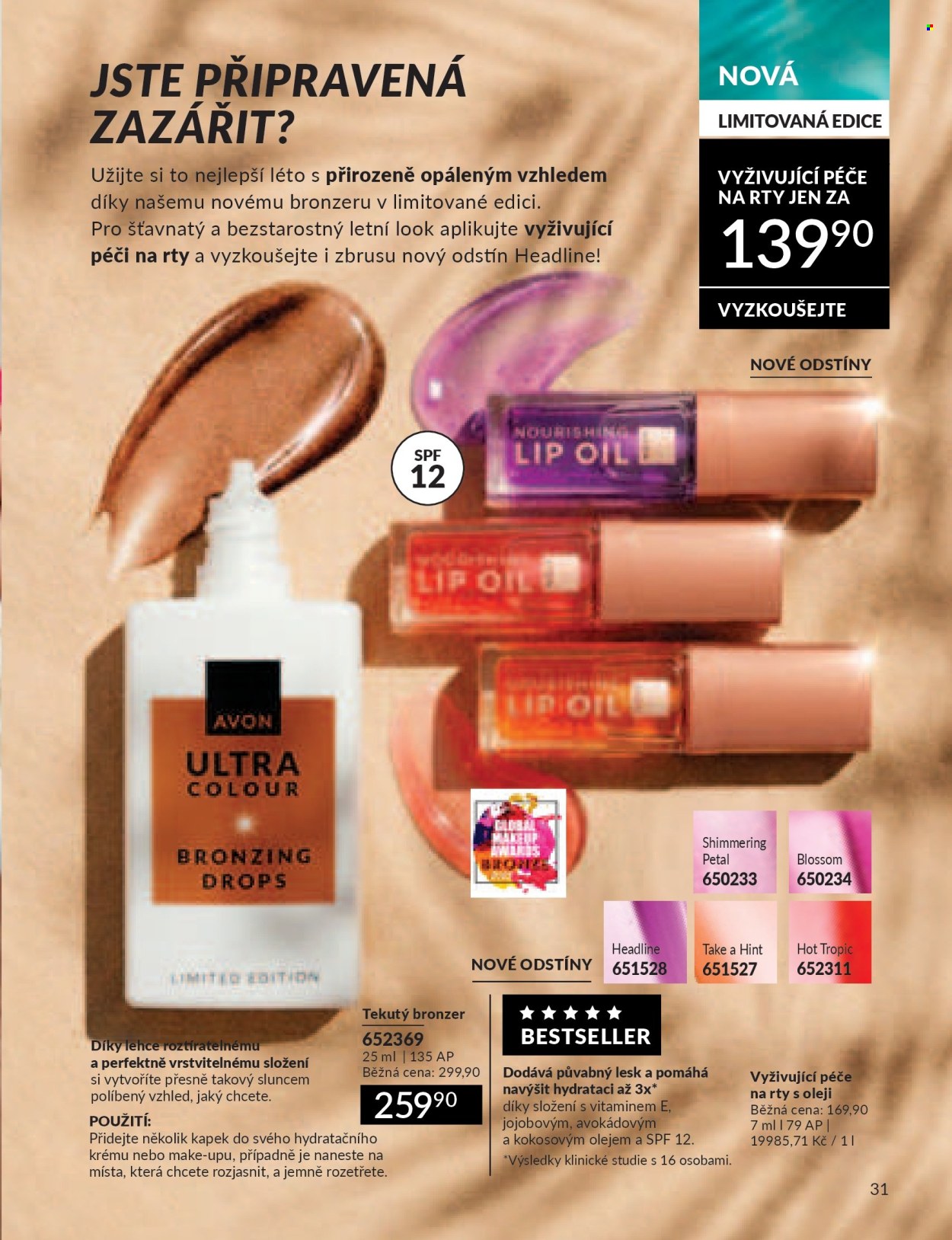 Leták AVON - 1. 7. 2026 - 31. 7. 2026. Strana 31