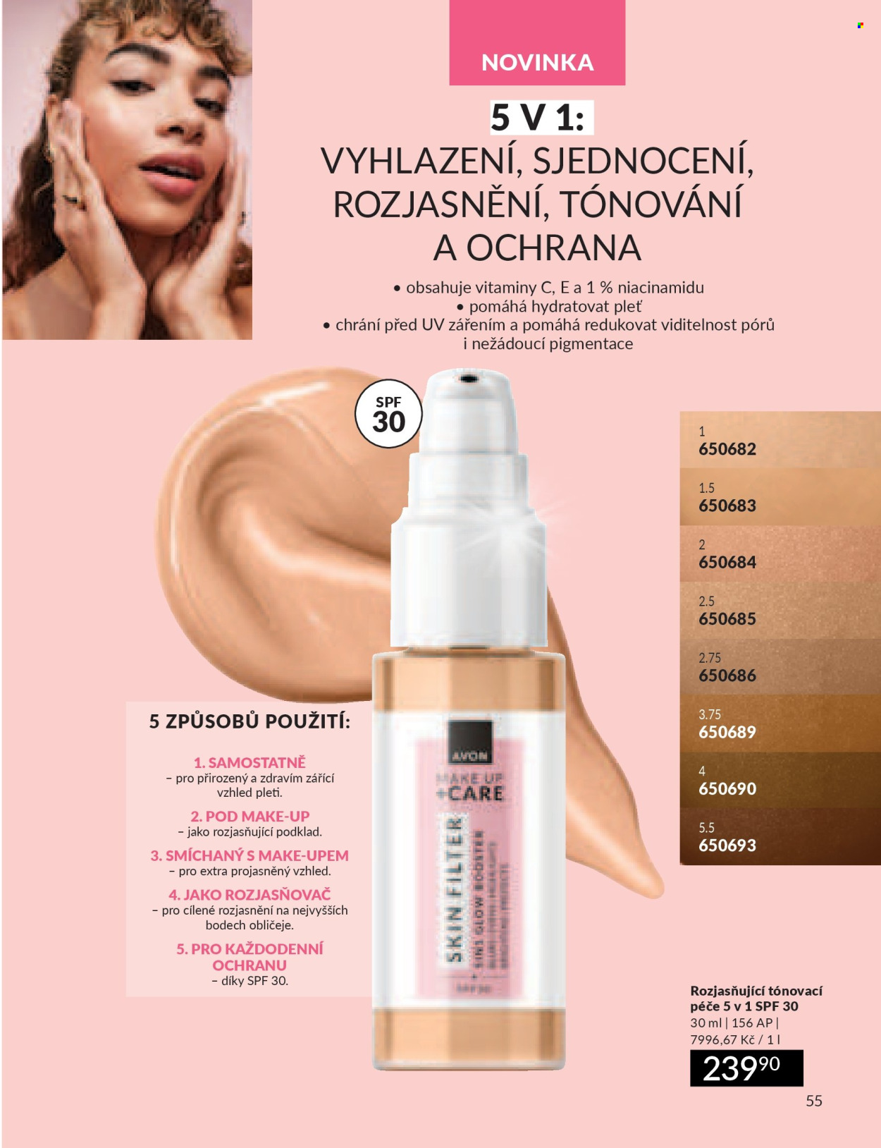 Leták AVON - 1. 7. 2026 - 31. 7. 2026. Strana 55